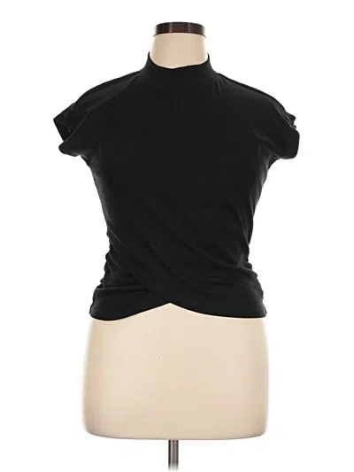 Pre-owned Sanctuary Short Sleeve Top Black High Neck Tops