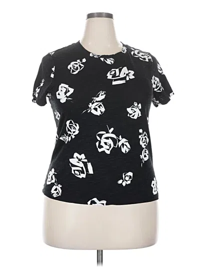 Pre-owned Sanctuary Short Sleeve T-shirt In Black