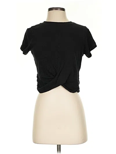 Pre-owned Sanctuary Short Sleeve T-shirt In Black