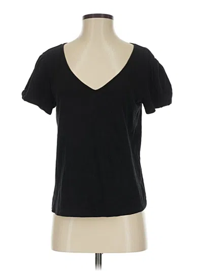 Pre-owned Sanctuary Short Sleeve T-shirt In Black