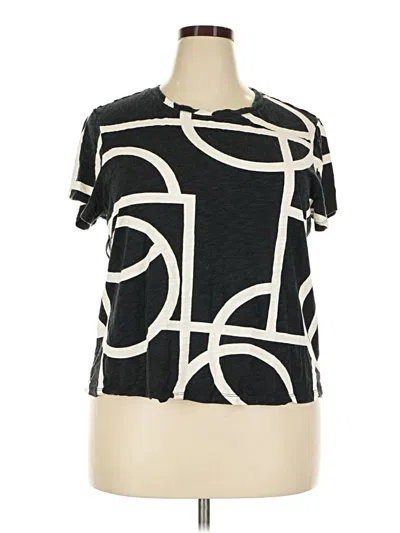 Pre-owned Sanctuary Short Sleeve T-shirt In Black