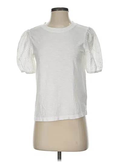 Pre-owned Sanctuary Short Sleeve T-shirt In White