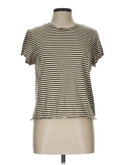 Pre-owned Sanctuary Short Sleeve Turtleneck In Brown