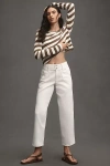 Sanctuary Side Car High Waist Ankle Barrel Jeans In White