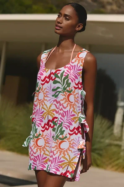 Sanctuary Side-tie Mini Dress In Multi