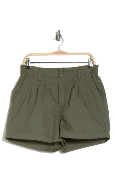 Sanctuary Sienna Pleated Shorts In Pine Green