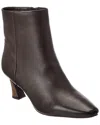 Sanctuary Sleek Leather Bootie In Brown