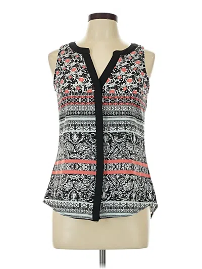 Pre-owned Sanctuary Sleeveless Blouse In Black