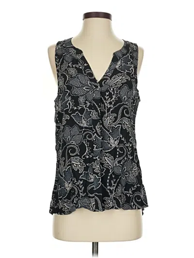 Pre-owned Sanctuary Sleeveless Blouse In Black