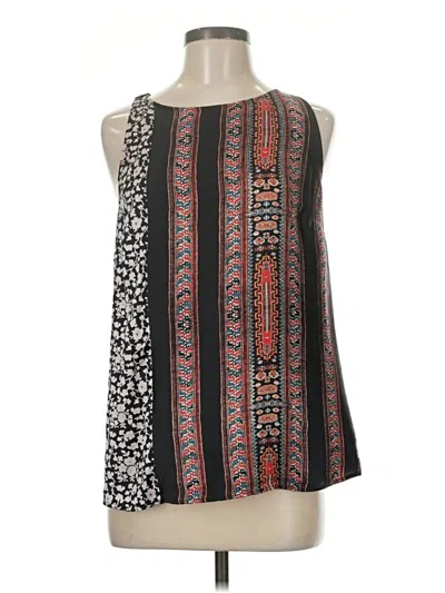 Pre-owned Sanctuary Sleeveless Blouse In Black
