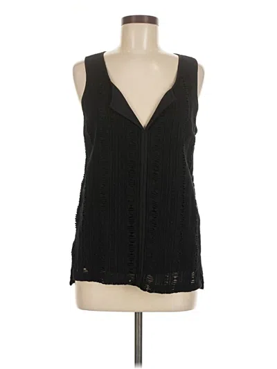 Pre-owned Sanctuary Sleeveless Blouse In Black