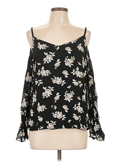 Pre-owned Sanctuary Sleeveless Blouse In Black