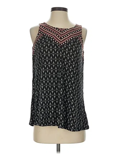 Pre-owned Sanctuary Sleeveless Blouse In Black