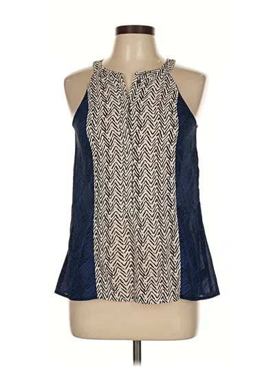 Pre-owned Sanctuary Sleeveless Blouse In Blue