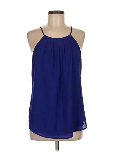 Pre-owned Sanctuary Sleeveless Blouse In Blue
