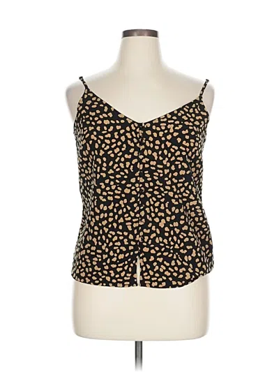 Pre-owned Sanctuary Sleeveless Blouse In Brown