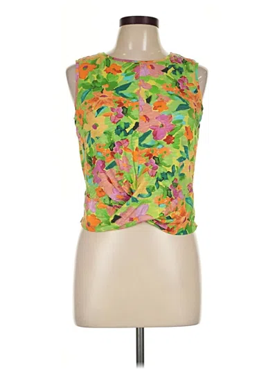 Pre-owned Sanctuary Sleeveless Blouse In Green