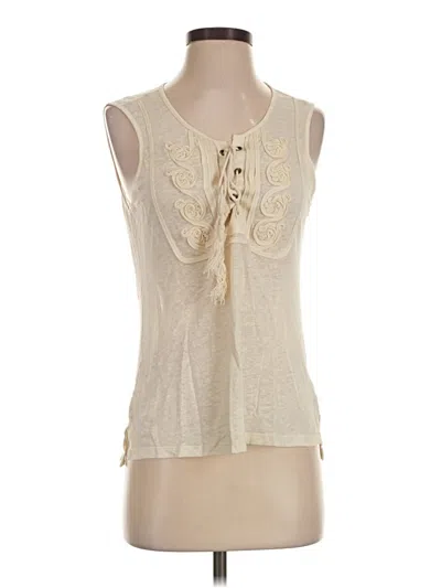 Sanctuary Sleeveless Blouse In Ivory