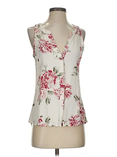 Pre-owned Sanctuary Sleeveless Blouse In Ivory