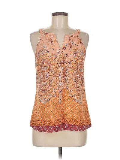 Pre-owned Sanctuary Sleeveless Blouse In Orange