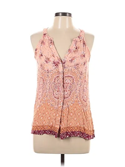 Pre-owned Sanctuary Sleeveless Blouse In Orange