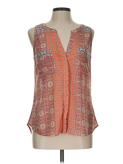 Pre-owned Sanctuary Sleeveless Blouse In Orange