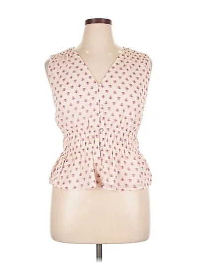Pre-owned Sanctuary Sleeveless Blouse In Pink