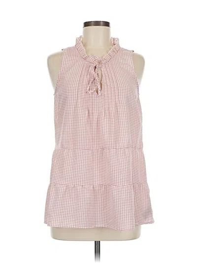 Pre-owned Sanctuary Sleeveless Blouse In Pink
