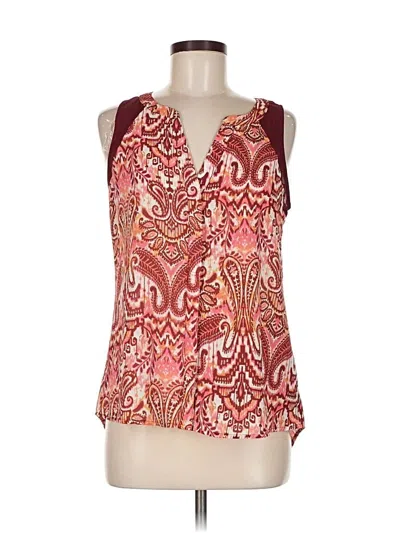 Pre-owned Sanctuary Sleeveless Blouse In Red