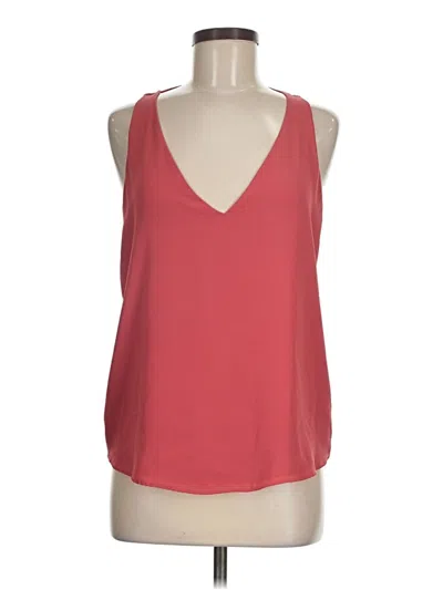 Pre-owned Sanctuary Sleeveless Blouse In Red