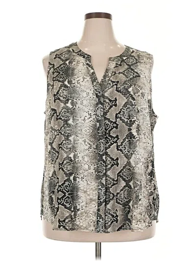 Pre-owned Sanctuary Sleeveless Blouse In Silver