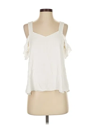 Pre-owned Sanctuary Sleeveless Blouse In White