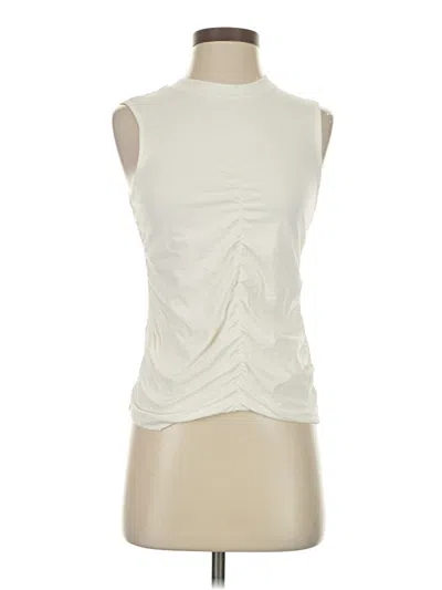 Pre-owned Sanctuary Sleeveless Blouse In White