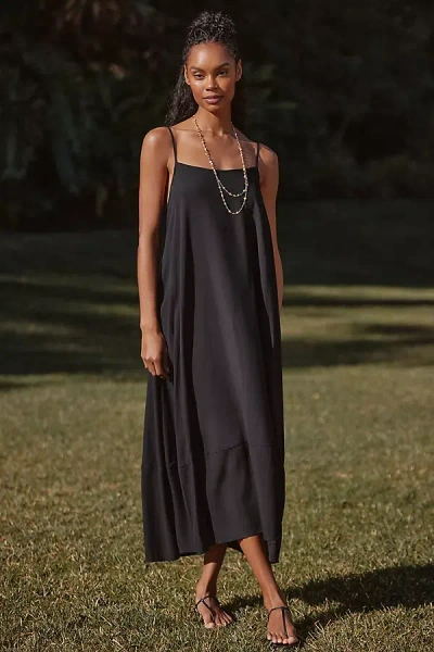 Sanctuary Sleeveless Midi Dress In Black