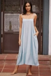 Sanctuary Sleeveless Midi Dress In Blue