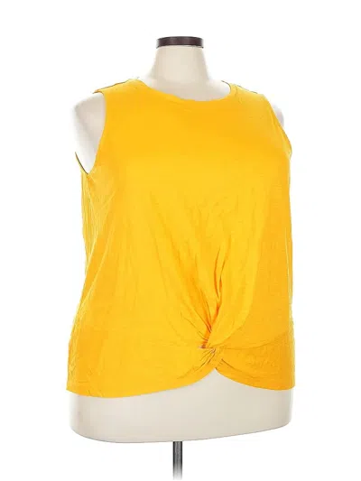 Pre-owned Sanctuary Sleeveless T-shirt In Yellow