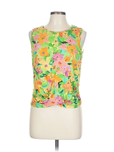 Pre-owned Sanctuary Sleeveless T-shirt In Yellow