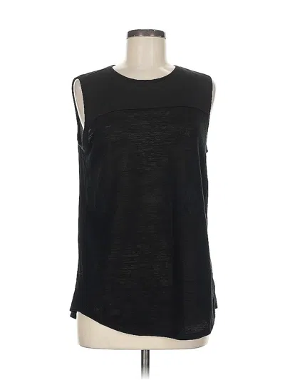 Pre-owned Sanctuary Sleeveless Top Black Keyhole Neckline Tops