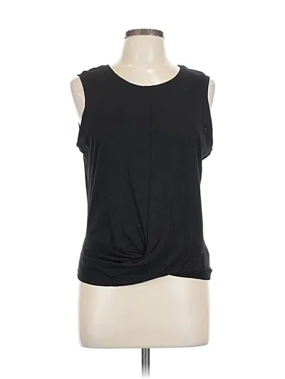 Pre-owned Sanctuary Sleeveless Top Black Scoop Neck Tops