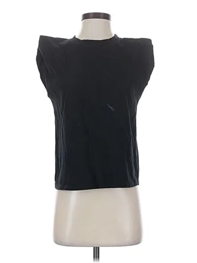 Pre-owned Sanctuary Sleeveless T-shirt In Black