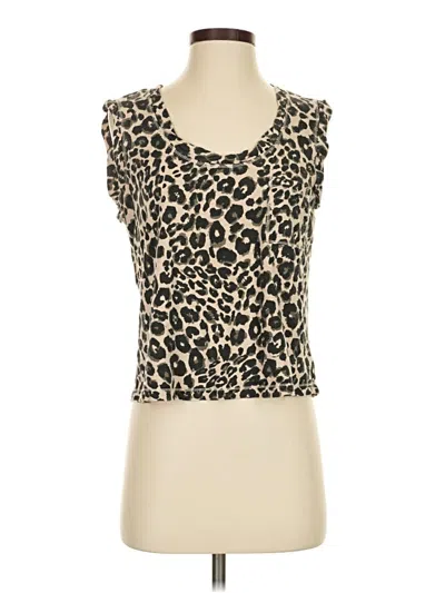 Pre-owned Sanctuary Sleeveless T-shirt In Tan