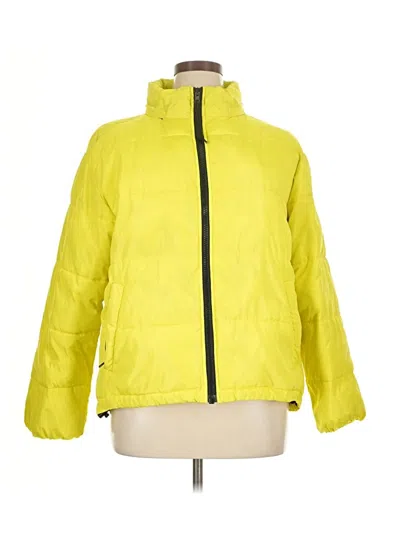 Pre-owned Sanctuary Snow Jacket In Yellow