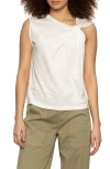 Sanctuary So Twisted Asymmetric Top In White