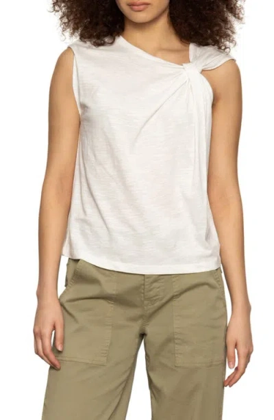 Sanctuary So Twisted Asymmetric Top In White