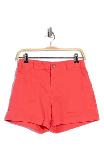 Sanctuary Socialize Denim Shorts In Orange