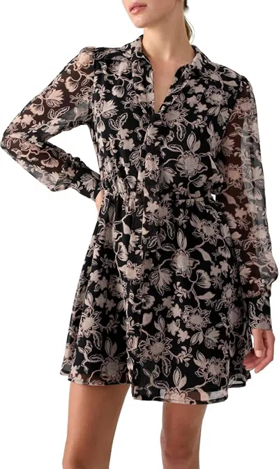Sanctuary Soft Romance Dress In Midnight Ivy In Multi