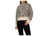 Sanctuary Soft Touch Popover Spots Sweater In Leopard In Multi