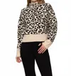 Sanctuary Soft Touch Popover Spots Sweater In Leopard In Multi