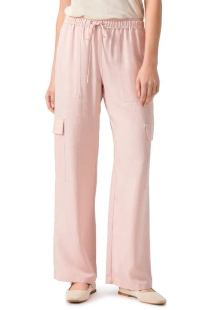 Sanctuary Soft Track Pants In Rose Smoke