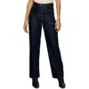 Sanctuary Soleil '90s High Waist Straight Leg Carpenter Jeans In Blue